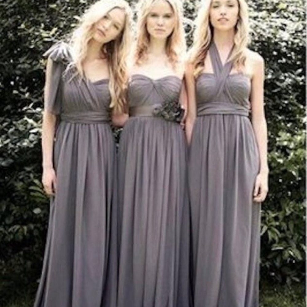 Jenny Yoo Aidan Convertible Chiffon Dress